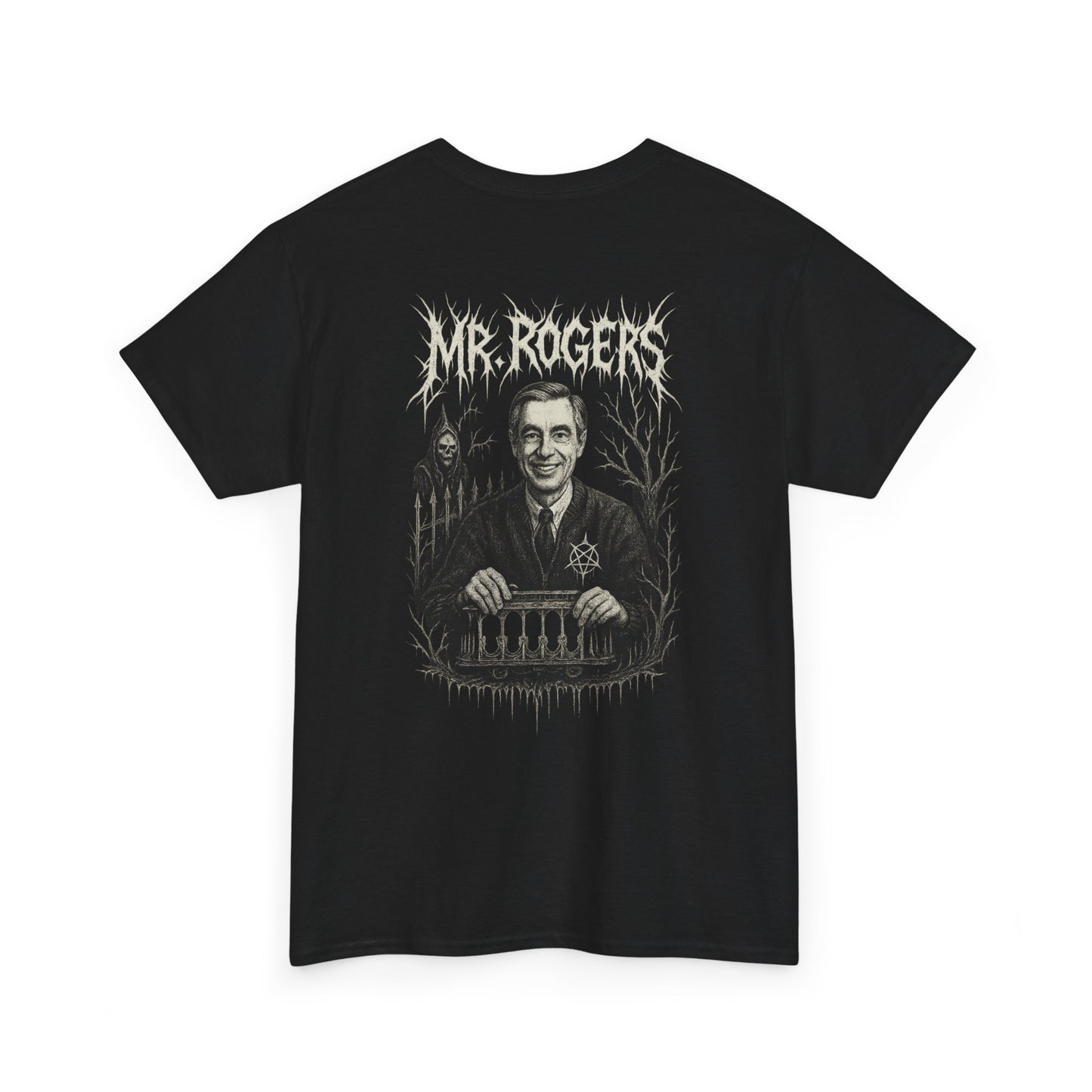 Mr. Rogers is Metal! (Back Print)