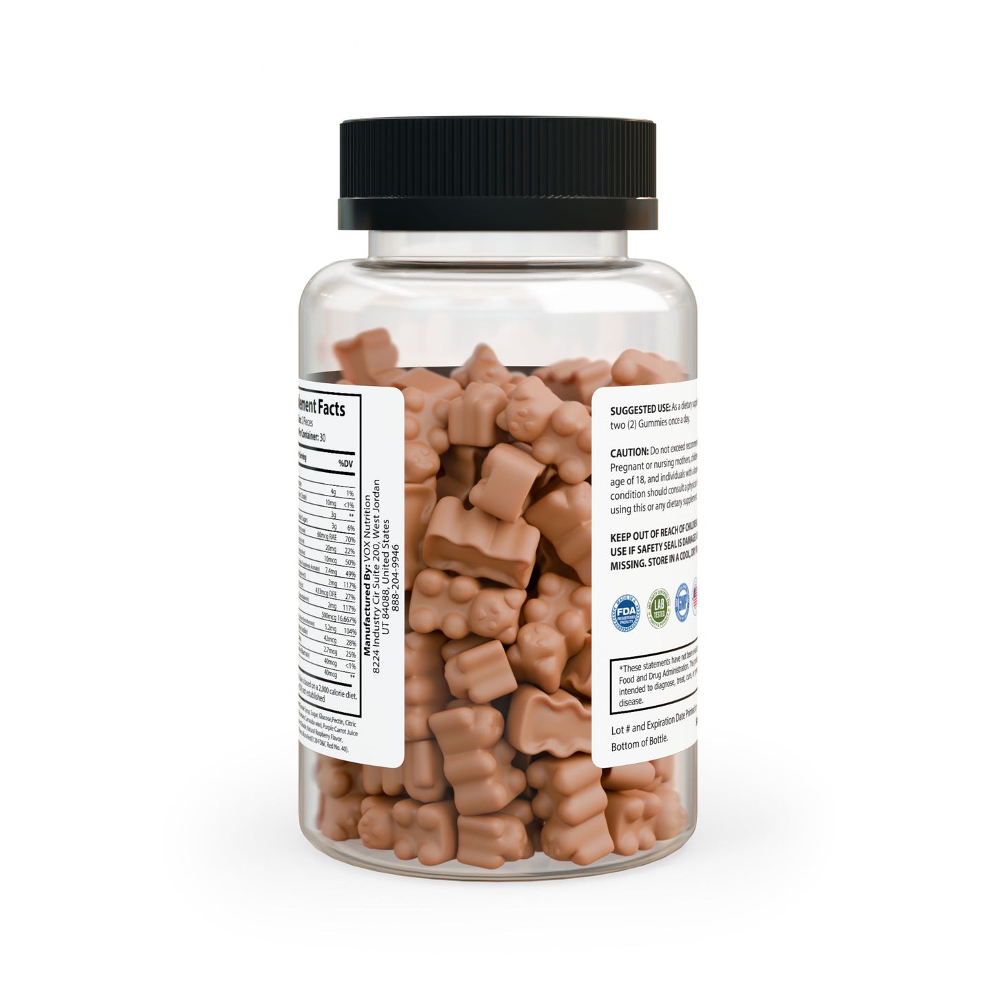 Hyena Hair Vitamin Gummies (60 Gummies)
