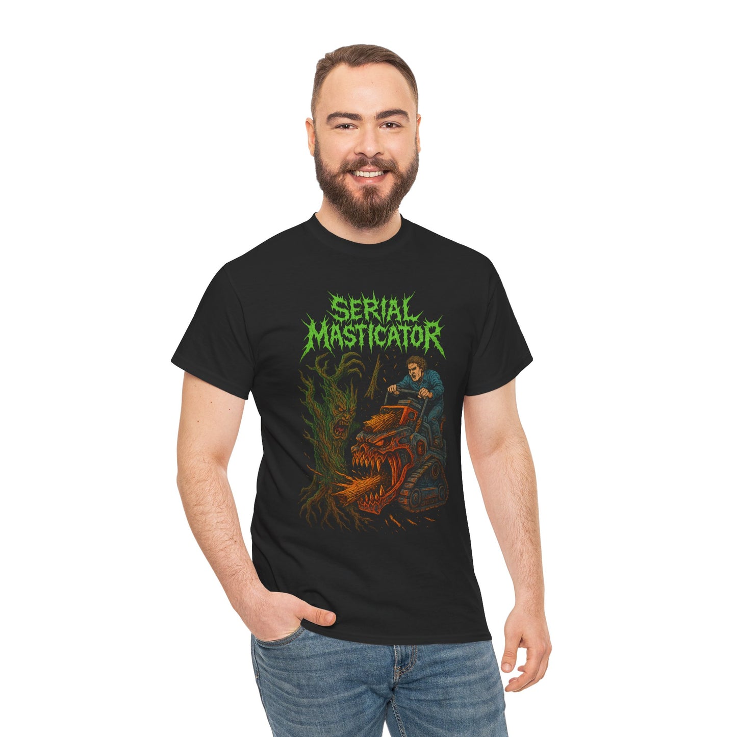 Serial Masticator Metal Band Graphic Shirt | Rock Concert Gear, Festival Wear, Gift for Metal Fans