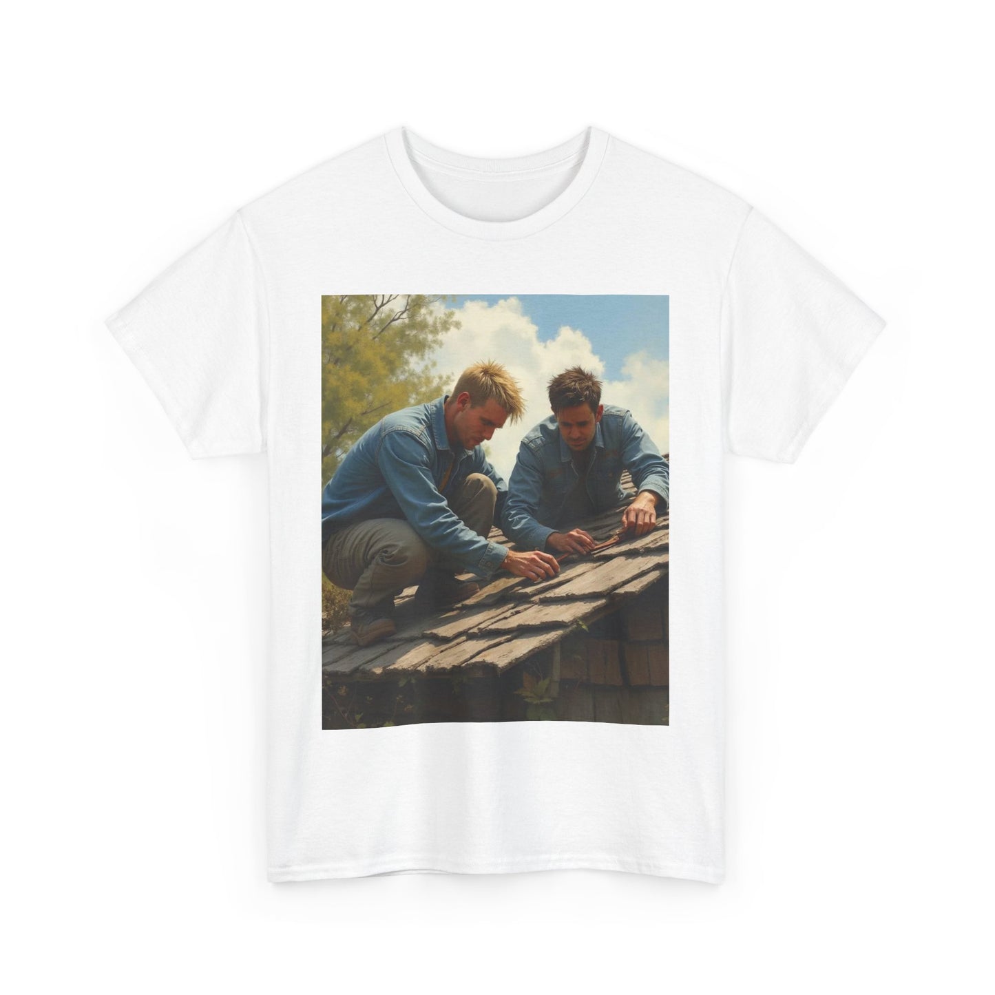 Roof Repair "Boys in Blue" Tee