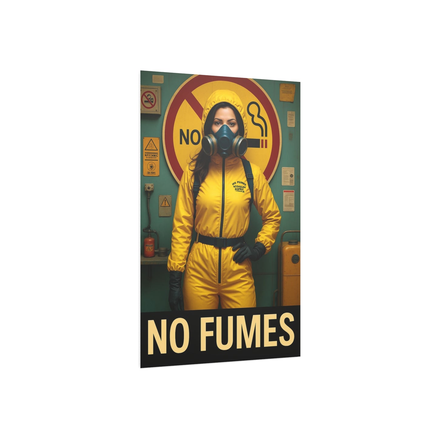 No Fumes Foam Board Sign