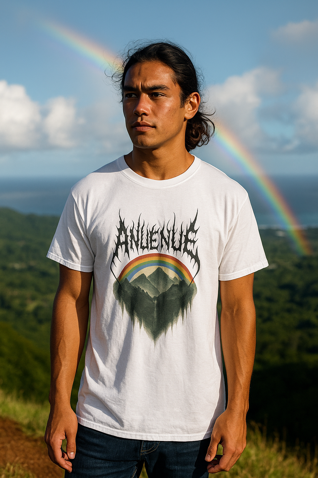 Ānuenue Metal Tee